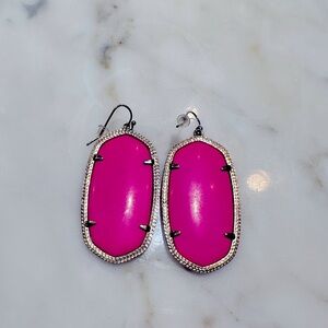Kendra Scott Hot Pink Earrings